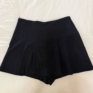 Pleated mini skort